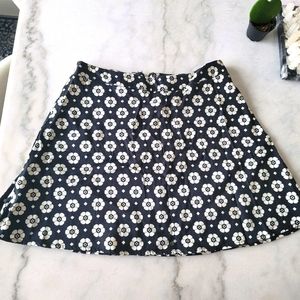 Black floral Skirt
